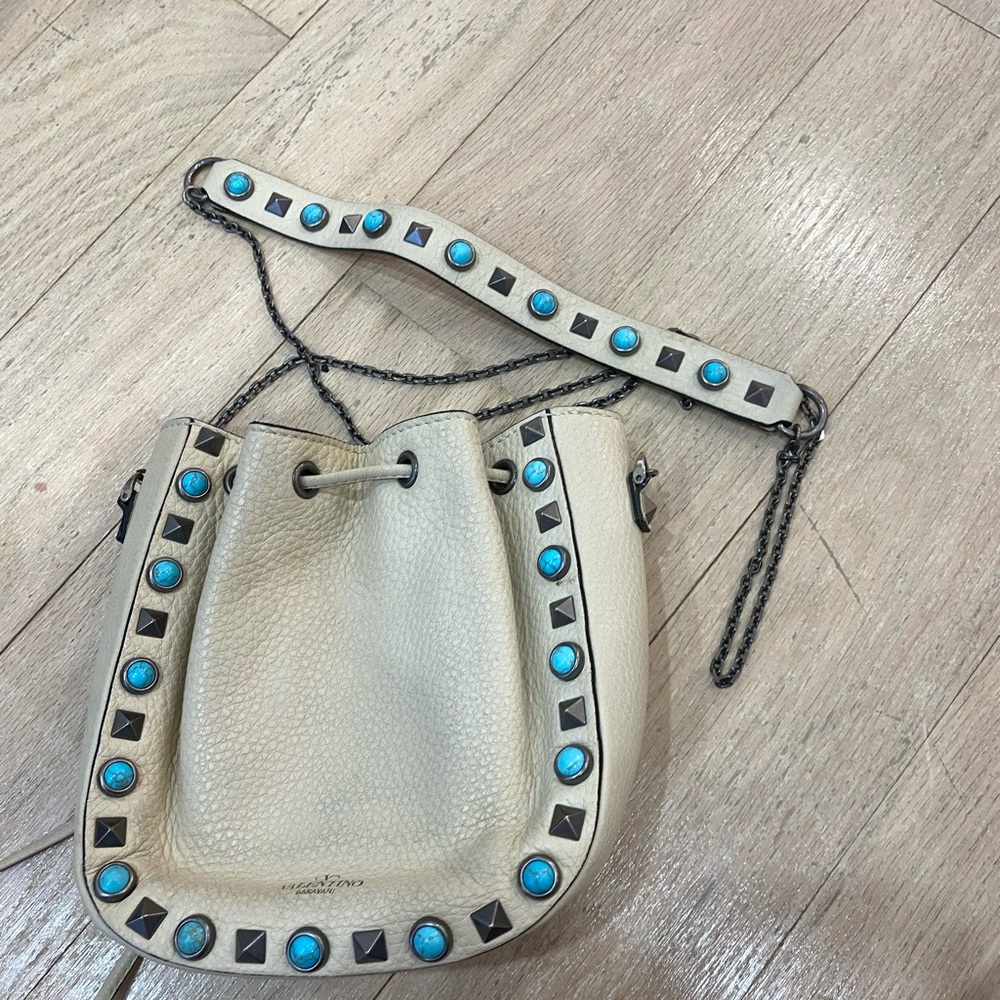 Valentino rockstud mini bucket bag